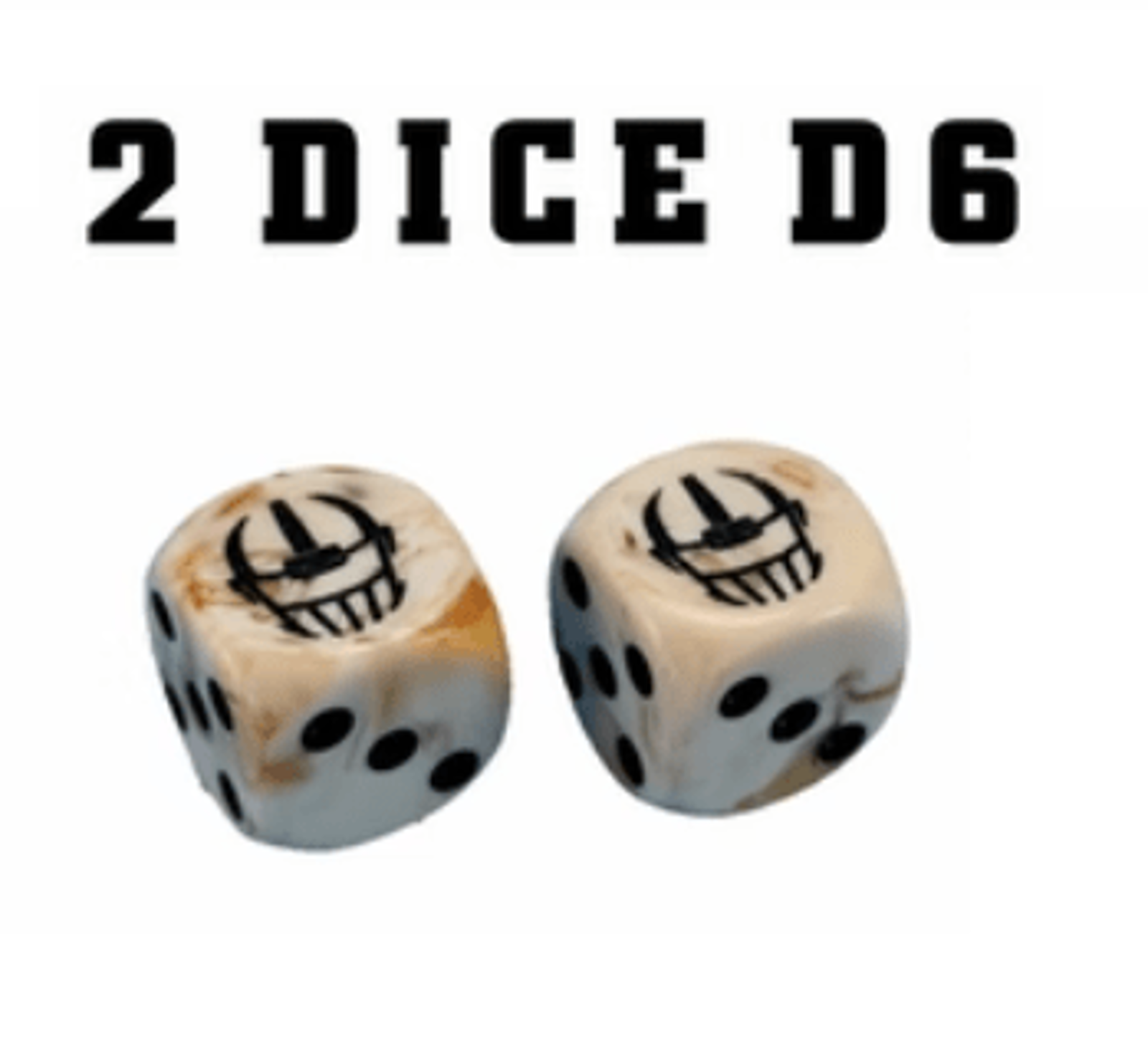 2 dados d6 - Chibi Bowl