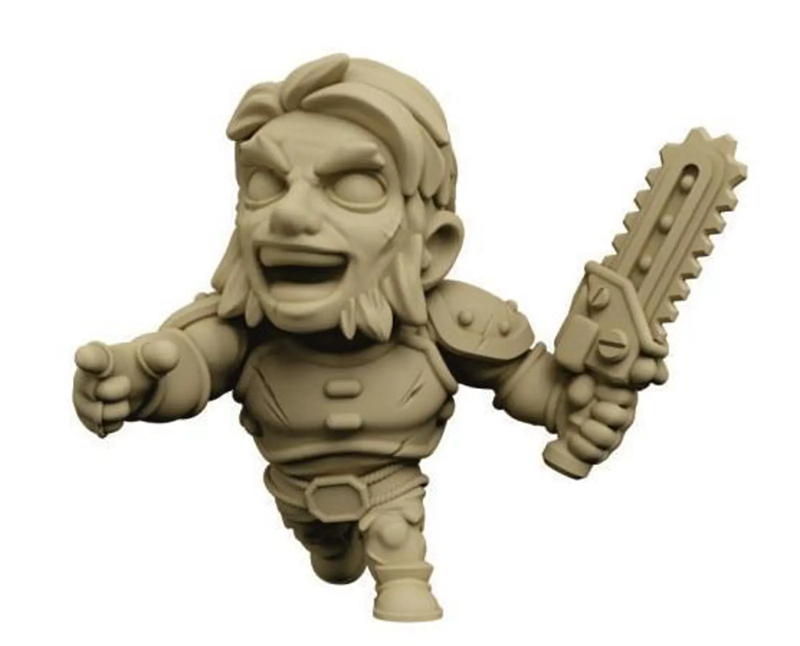 Helmutwulf - Chainsaw - Chibi Bowl